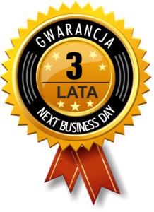 Gwarancja 3 lata Next Business Day On Site