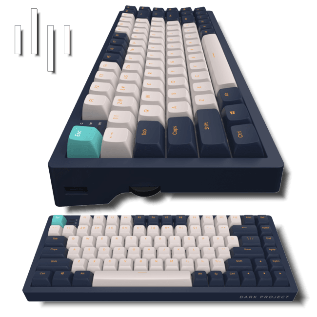 Klawiatura DarkProject DPP83_GSH_NAVY_ANSI_EN