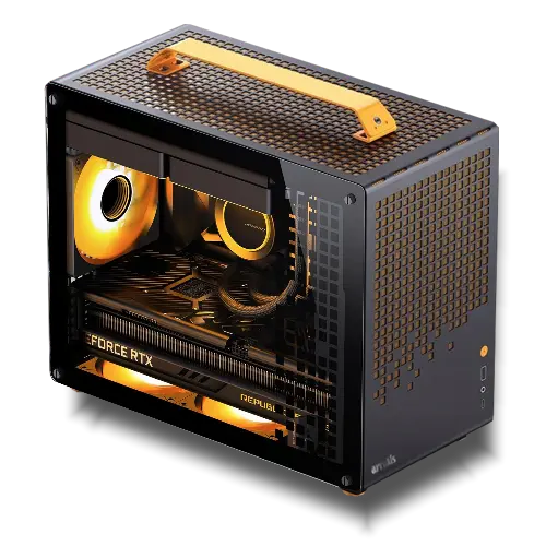 Komputer JONSBO Z20 black orange