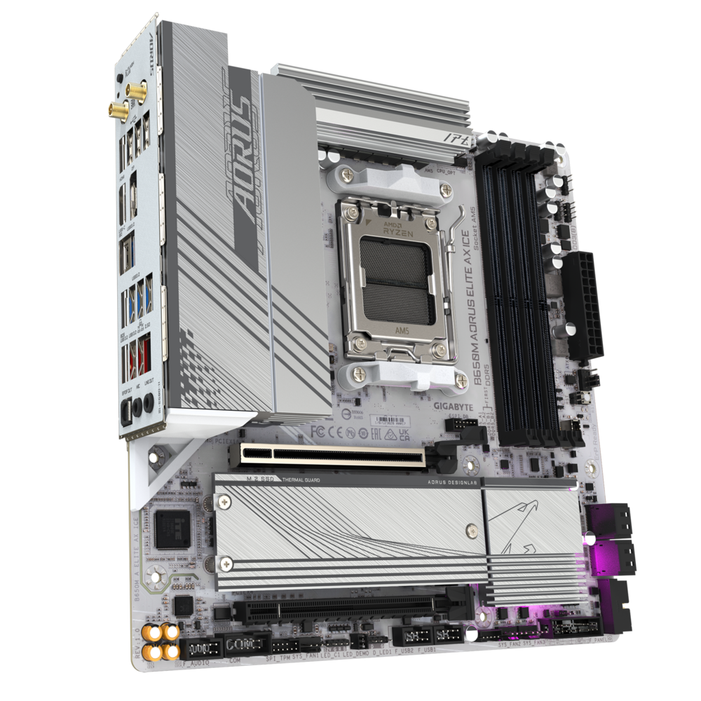 GIGABYTE B650M AORUS ELITE AX ICE