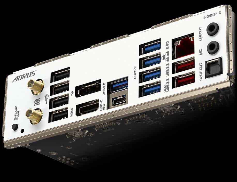 Gigabyte Arous Elite AX connectivity