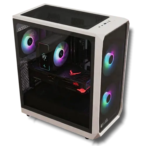 Fractal Design Obudowa Focus 2 RGB Biała TG Clear Tint